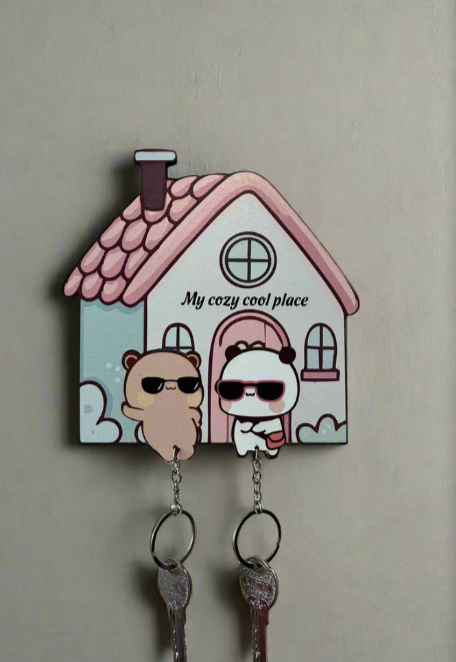 My Cozy Place Dudu Bubu Handmade Keychain Holder