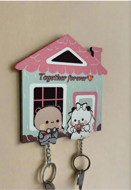 Together Dudu Bubu Handmade Keychain Holder