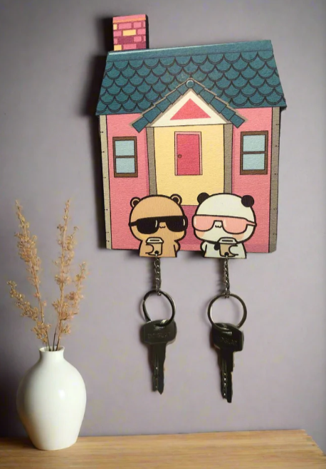 Cool Dudu Bubu Handmade Keychain Holder