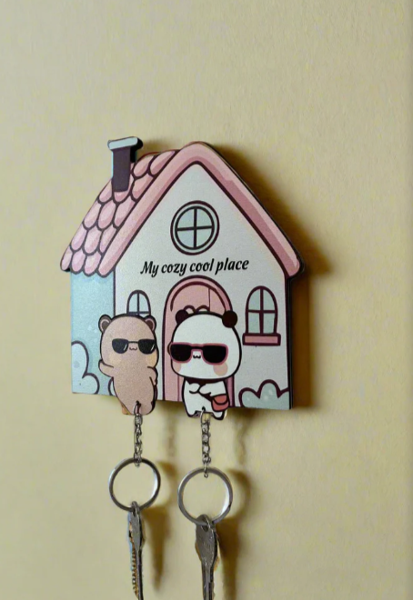 My Cozy Place Dudu Bubu Handmade Keychain Holder
