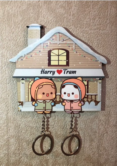 Snow Handmade Dudu & Bubu Keychain Holder