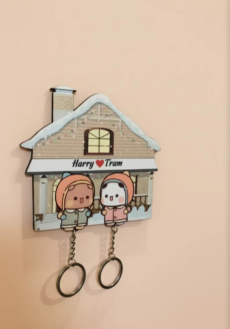 Snow Handmade Dudu & Bubu Keychain Holder