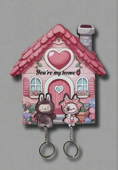 Labubu Dudu Bubu Handmade Keychain Holder