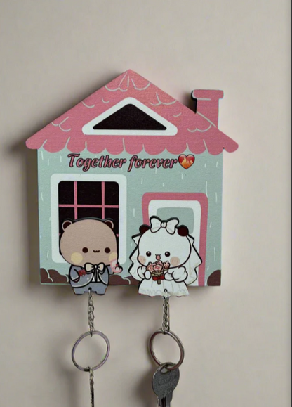 Together Dudu Bubu Handmade Keychain Holder