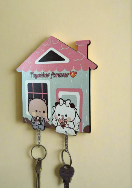 Together Dudu Bubu Handmade Keychain Holder