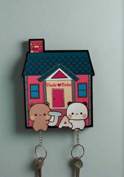 Customized Dudu Bubu Handmade Keychain Holders