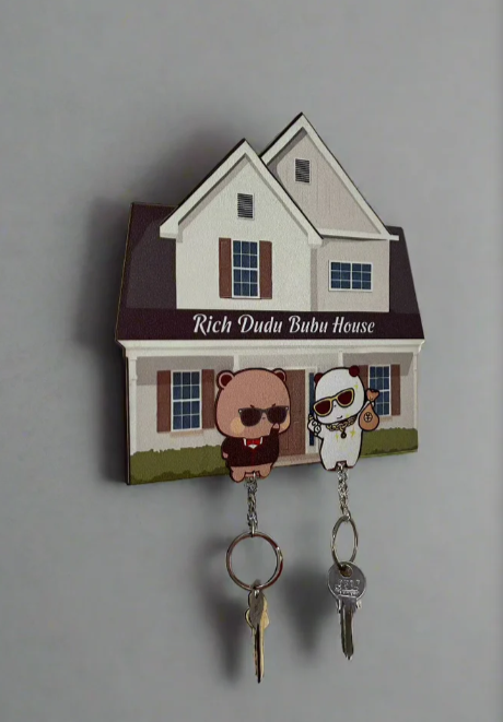Rich Handmade Bubu Dudu Keychain Holder