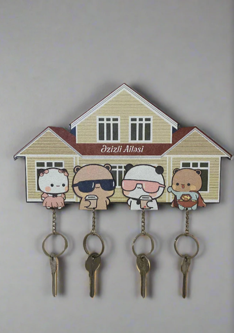 Bubu Dudu Family Handmade Keychain Holder