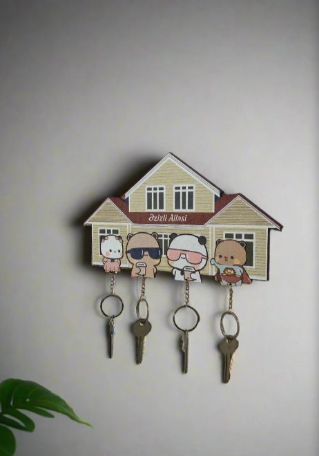 Bubu Dudu Family Handmade Keychain Holder