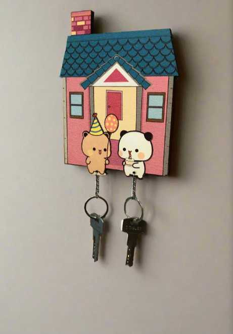 Cute Dudu Bubu Handmade Keychain Holder