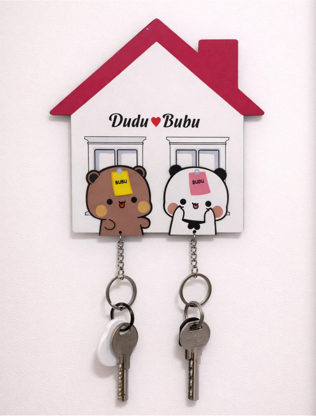 Dudu and Bubu Handmade Keychain Holder